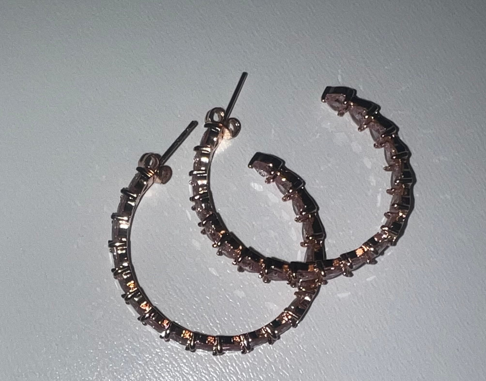 Blush Heart Earrings