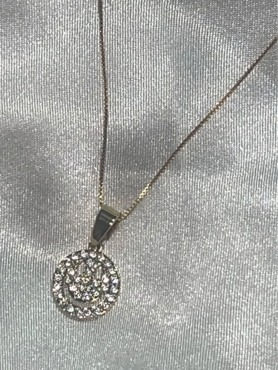 Gold Smiley Necklace