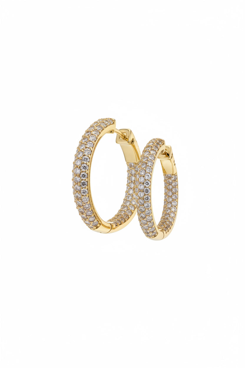 Cupid Hoop Earrings