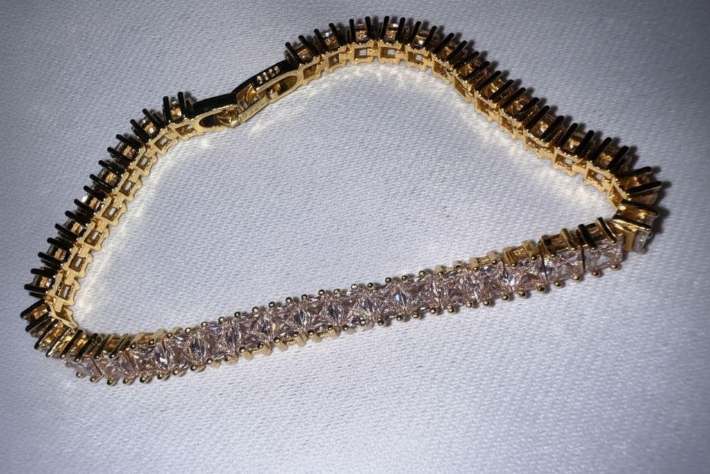Honey Ice Tennis Bracelet