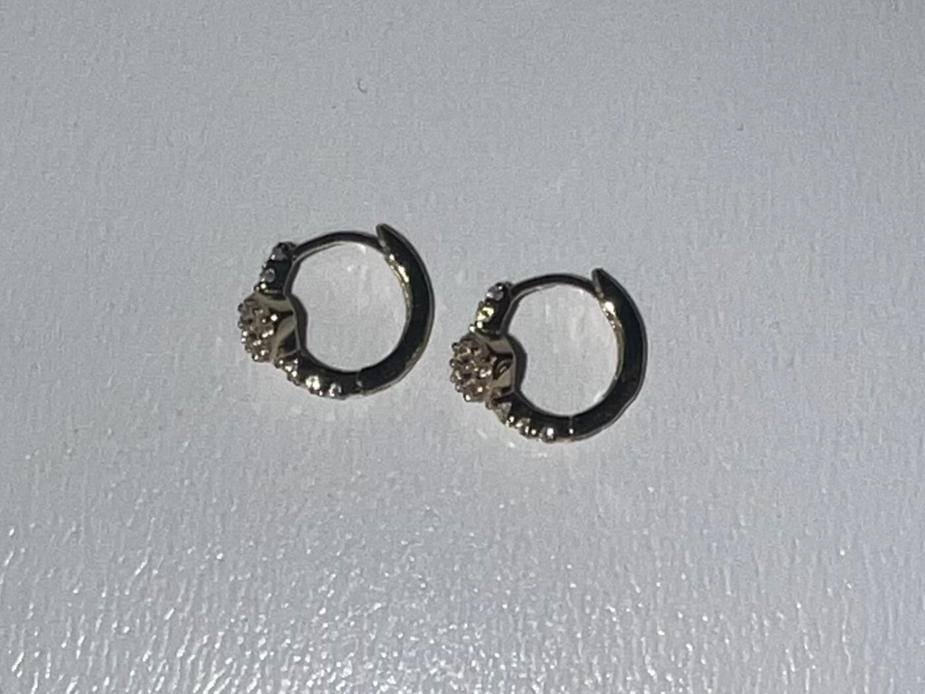 Micro Evil Eye Hoops