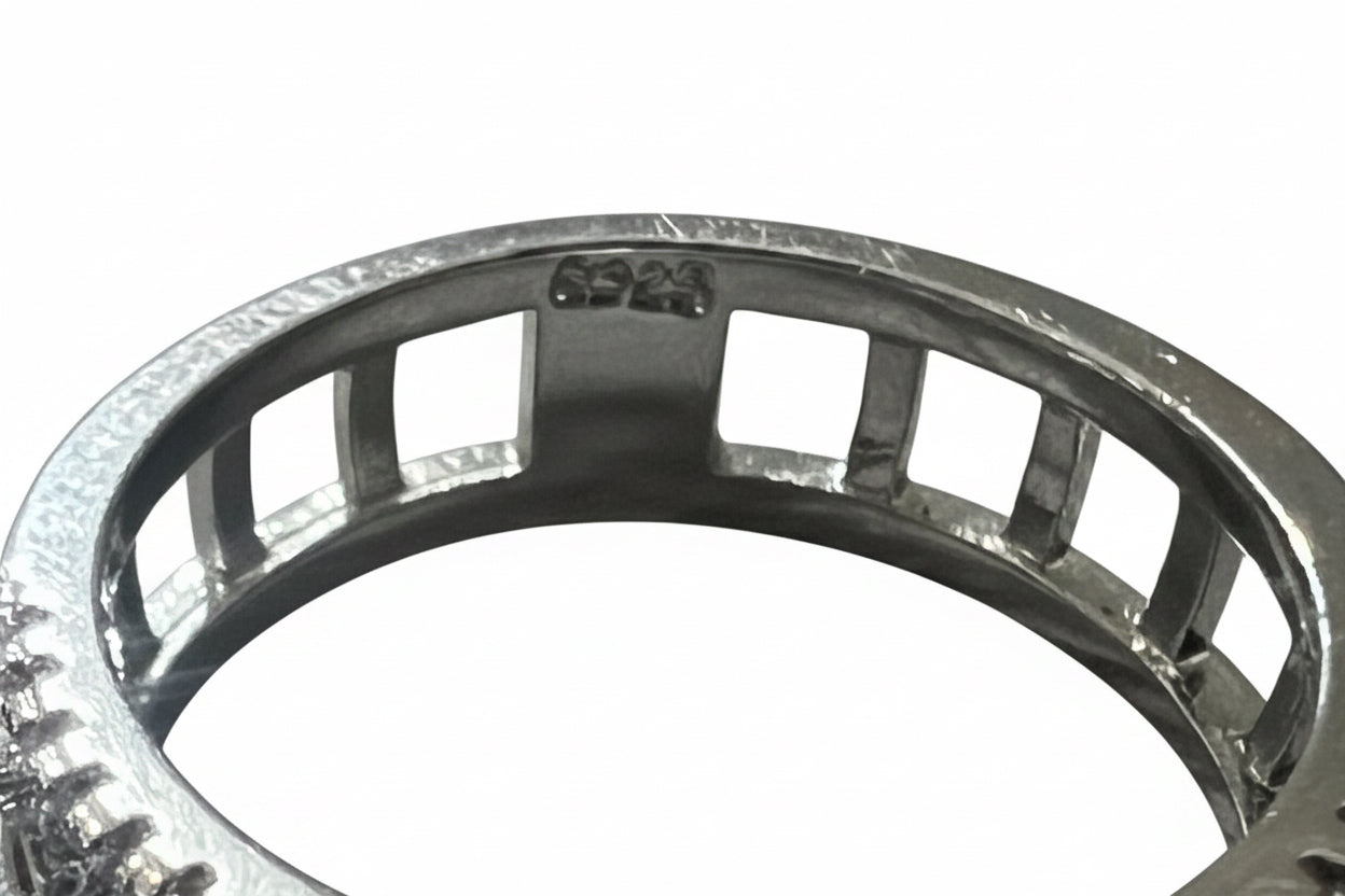Silver Pillar Ring